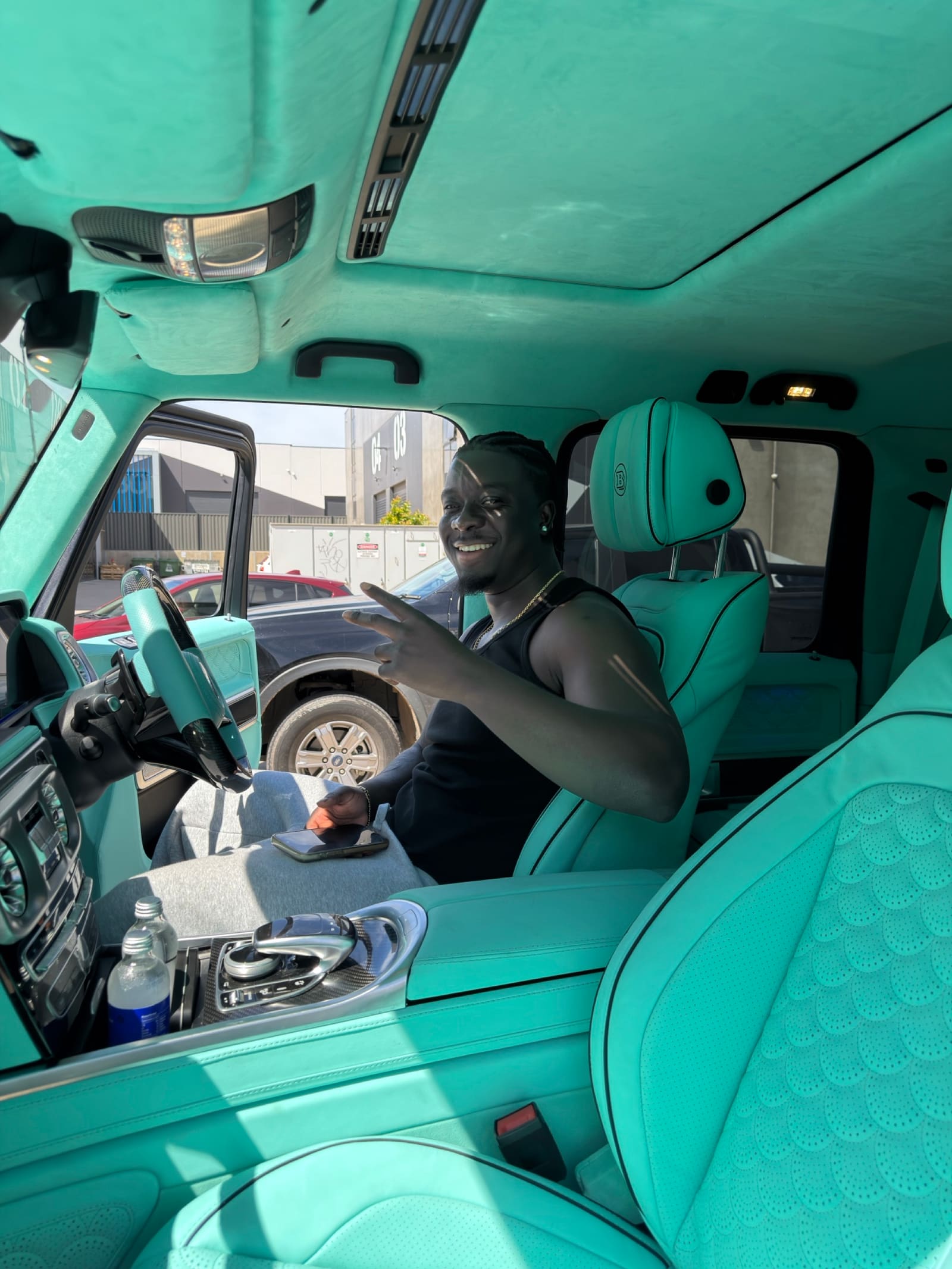 Brabus G900 Rocket, the Tiffany blue cabin