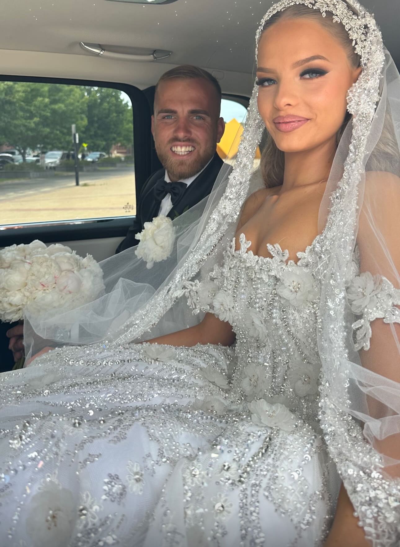 Wedding day, on board