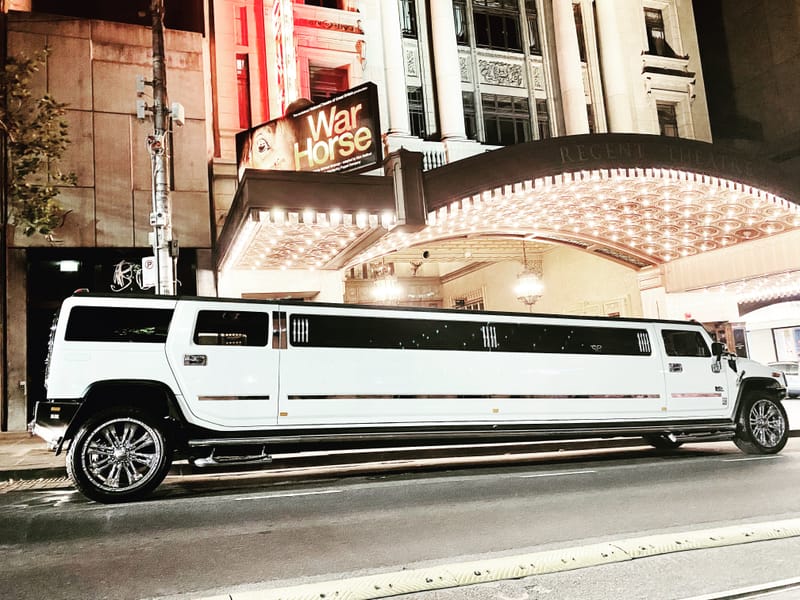 White Hummer H2 Limousine, 16 seater, Melbourne