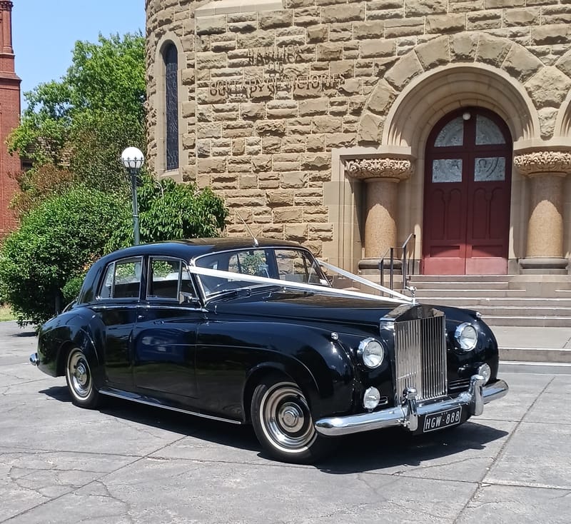 1959 Rolls-Royce Silver Cloud wedding car in Melbourne
