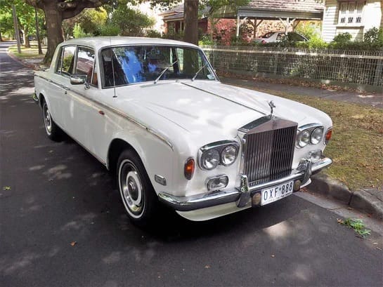1975 Rolls-Royce Silver Shadow wedding car in Melbourne